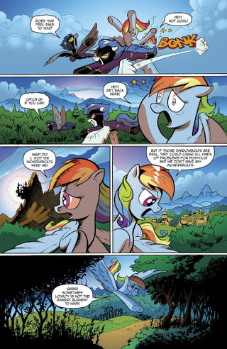 Illustration for article titled It's Dash Vs. The Shadowbolts In Chapter One Of The Guardians Of Harmony Comic Book